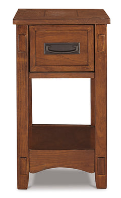 Breegin Brown Chairside End Table - Ornate Home