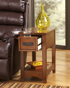 Breegin Brown Chairside End Table - Ornate Home