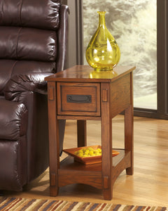 Breegin Brown Chairside End Table - Ornate Home
