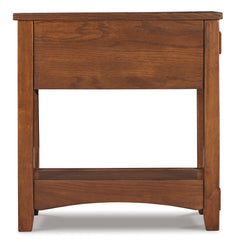 Breegin Brown Chairside End Table - Ornate Home