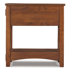 Breegin Brown Chairside End Table - Ornate Home