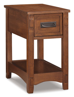 Breegin Brown Chairside End Table - Ornate Home