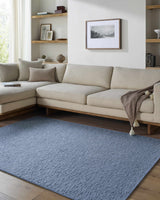 Breena Slate Blue Washable Area Rug - Ornate Home