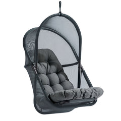 Breeze Dark Gray Outdoor Swing Chair w/Stand - Ornate Home