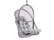 Breeze Light Gray Outdoor Swing Chair w/Stand - Ornate Home