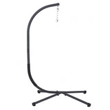 Breeze Light Gray Outdoor Swing Chair w/Stand - Ornate Home