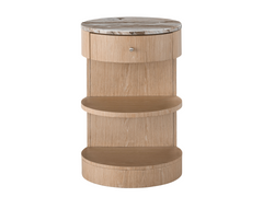 Breeze White Oak Nightstand - Ornate Home