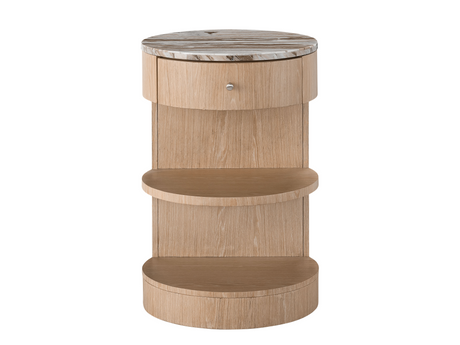 Breeze White Oak Nightstand - Ornate Home