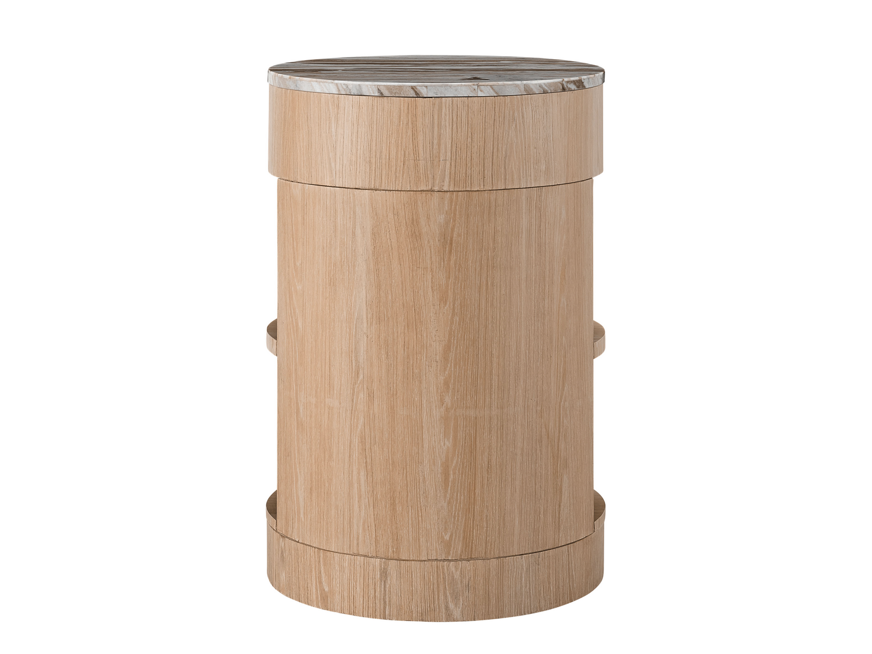 Breeze White Oak Nightstand - Ornate Home