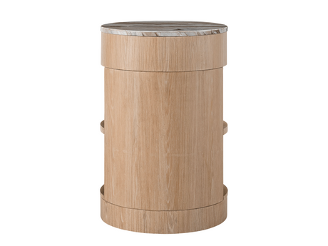 Breeze White Oak Nightstand - Ornate Home