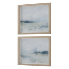 Breezy Vista Multicolor Framed Prints (Set of 2) - Ornate Home