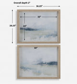 Breezy Vista Multicolor Framed Prints (Set of 2) - Ornate Home