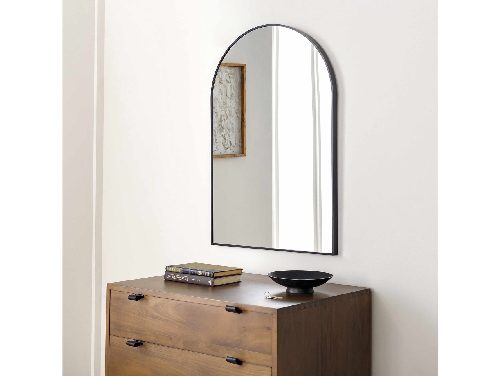 Brembilla Black Frame Mirror - Ornate Home