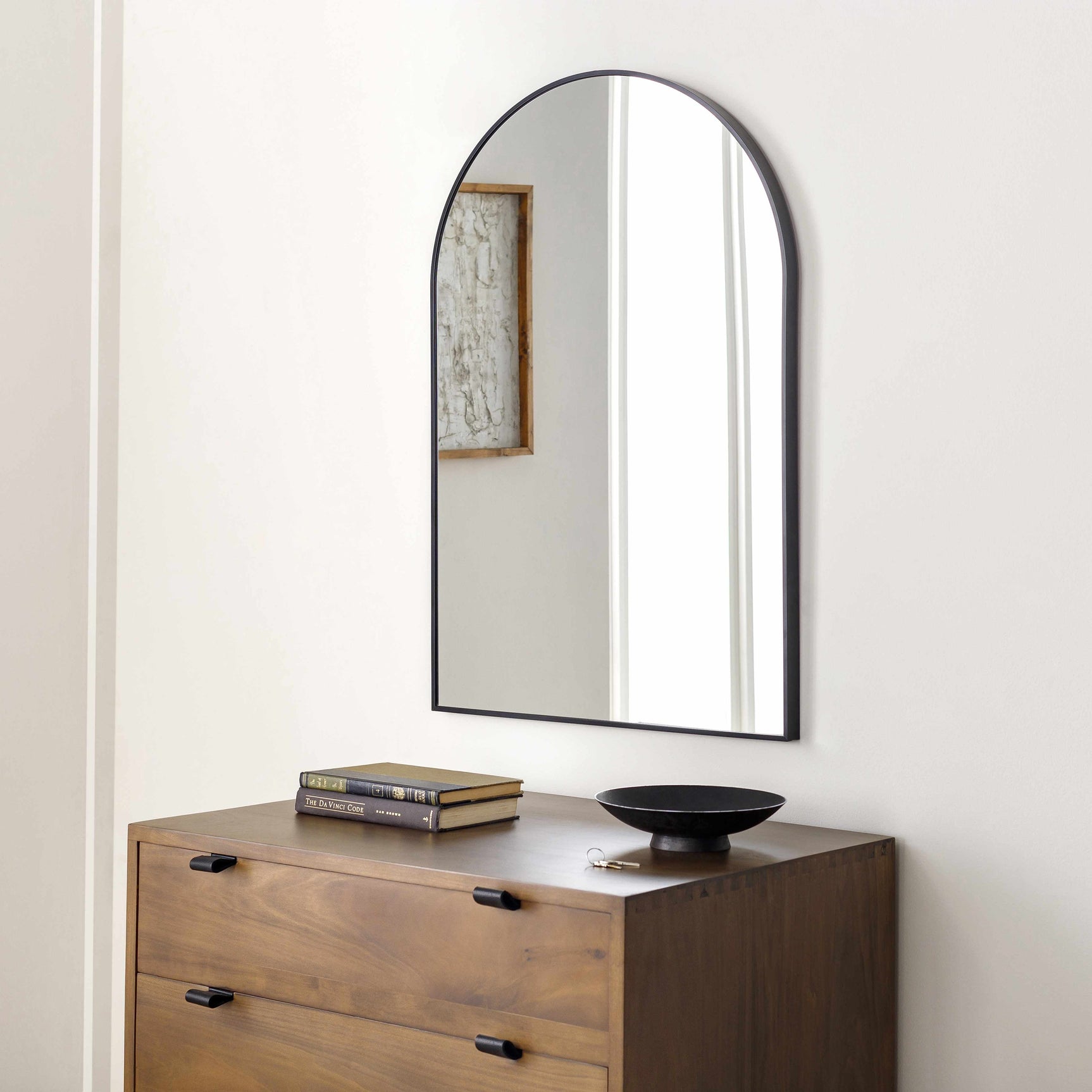 Brembilla Black Frame Mirror - Ornate Home