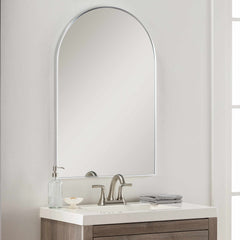 Brembilla Silver Gray Contemporary Mirror - Ornate Home