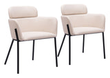 Bremor Beige Dining Chair (Set of 2) - Ornate Home
