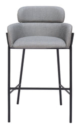 Bremor Slate Gray Barstool - Ornate Home