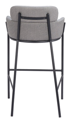 Bremor Slate Gray Barstool - Ornate Home