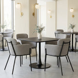 Bremor Slate Gray Dining Chair (Set of 2) - Ornate Home