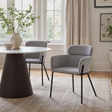 Bremor Slate Gray Dining Chair (Set of 2) - Ornate Home