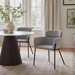 Bremor Slate Gray Dining Chair (Set of 2) - Ornate Home