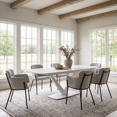 Bremor Slate Gray Dining Chair (Set of 2) - Ornate Home