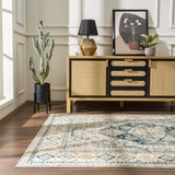 Brend Blue Medallion Area Rug - Clearance - Ornate Home