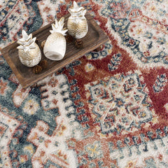 Brend Rust Medallion Area Rug - Clearance - Ornate Home