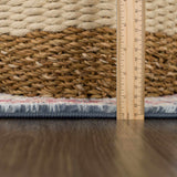 Brend Rust Medallion Area Rug - Ornate Home