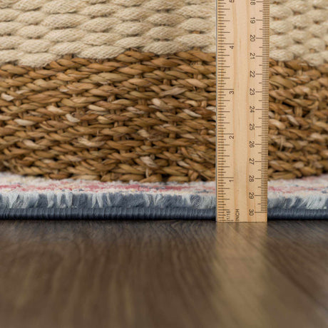 Brend Rust Medallion Area Rug - Ornate Home