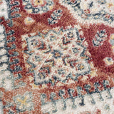 Brend Rust Medallion Area Rug - Ornate Home