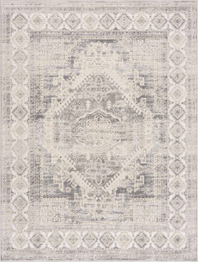 Brend Taupe Medallion Area Rug - Clearance - Ornate Home