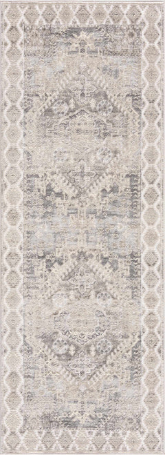 Brend Taupe Medallion Area Rug - Clearance - Ornate Home