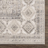 Brend Taupe Medallion Area Rug - Ornate Home