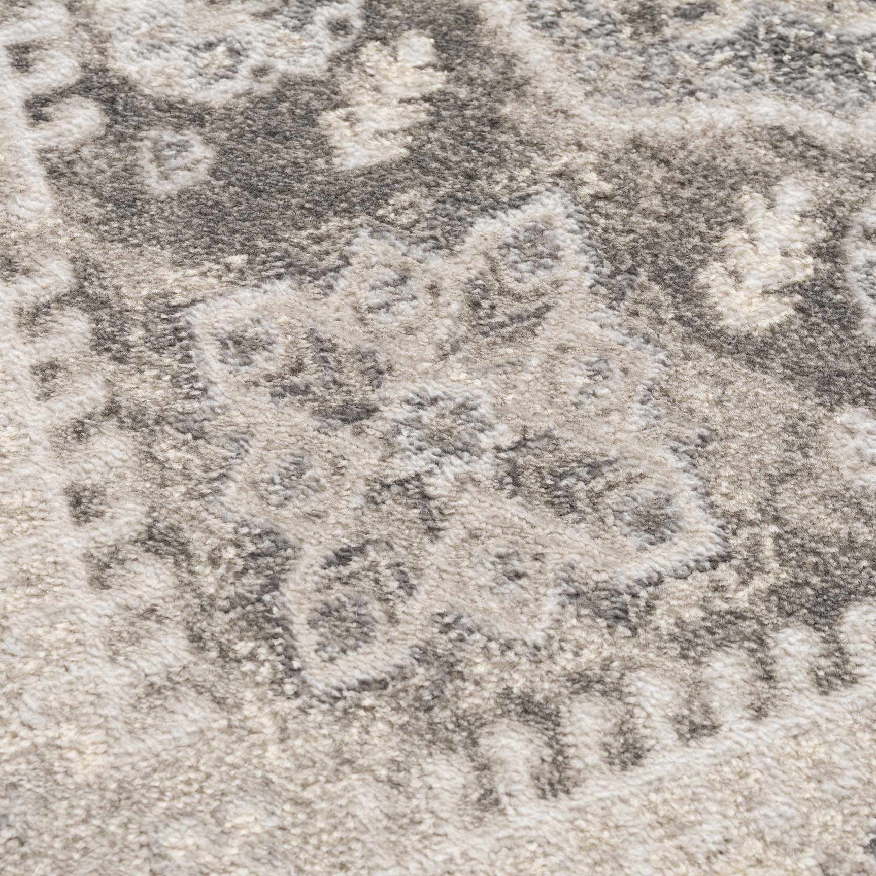 Brend Taupe Medallion Area Rug - Ornate Home