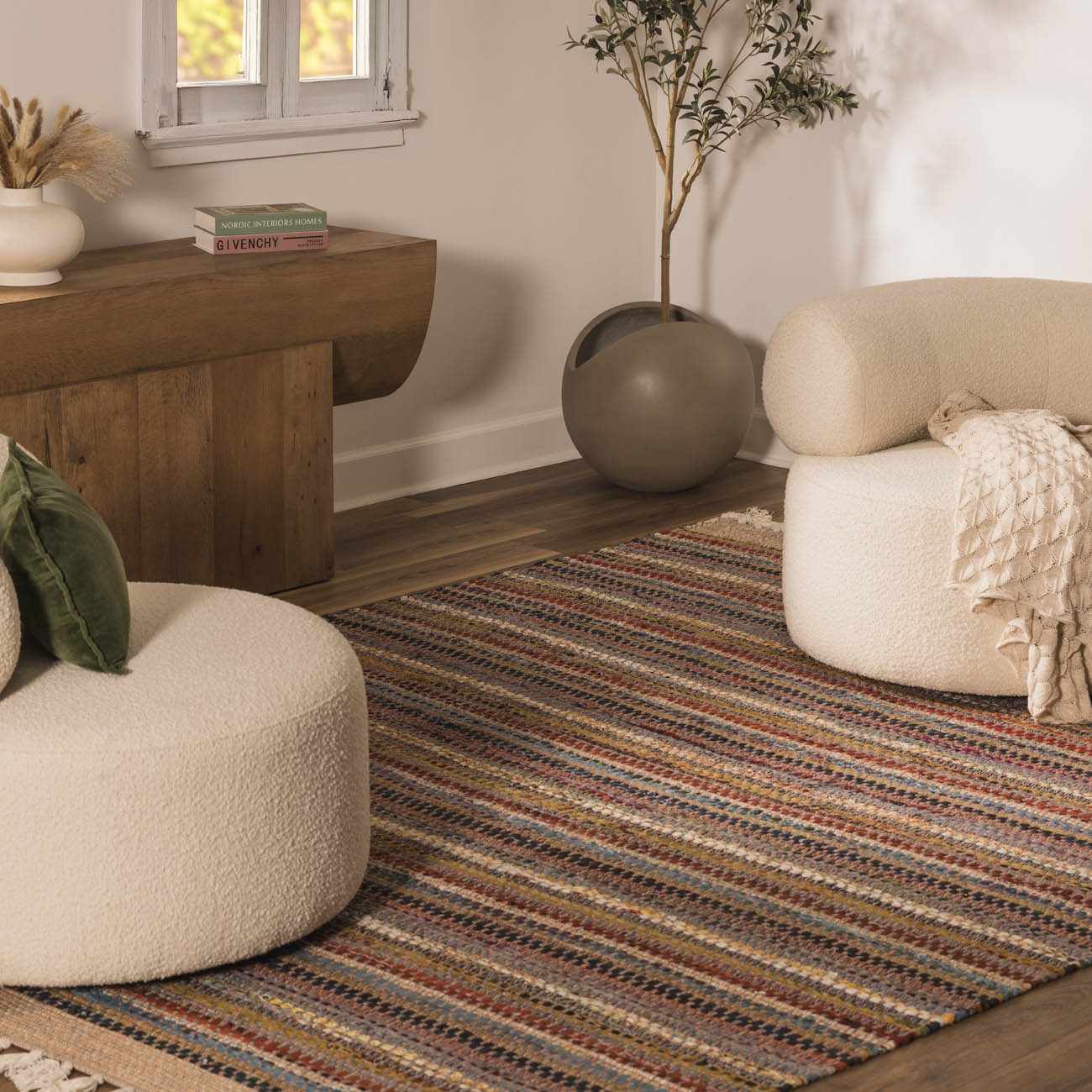 Brenda Crimson Area Rug - Ornate Home