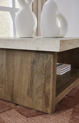 Brendalhouse Light Brown Coffee Table (Online Special Price) - Ornate Home