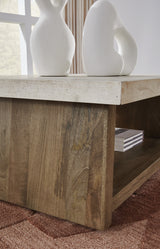 Brendalhouse Light Brown Coffee Table - Ornate Home