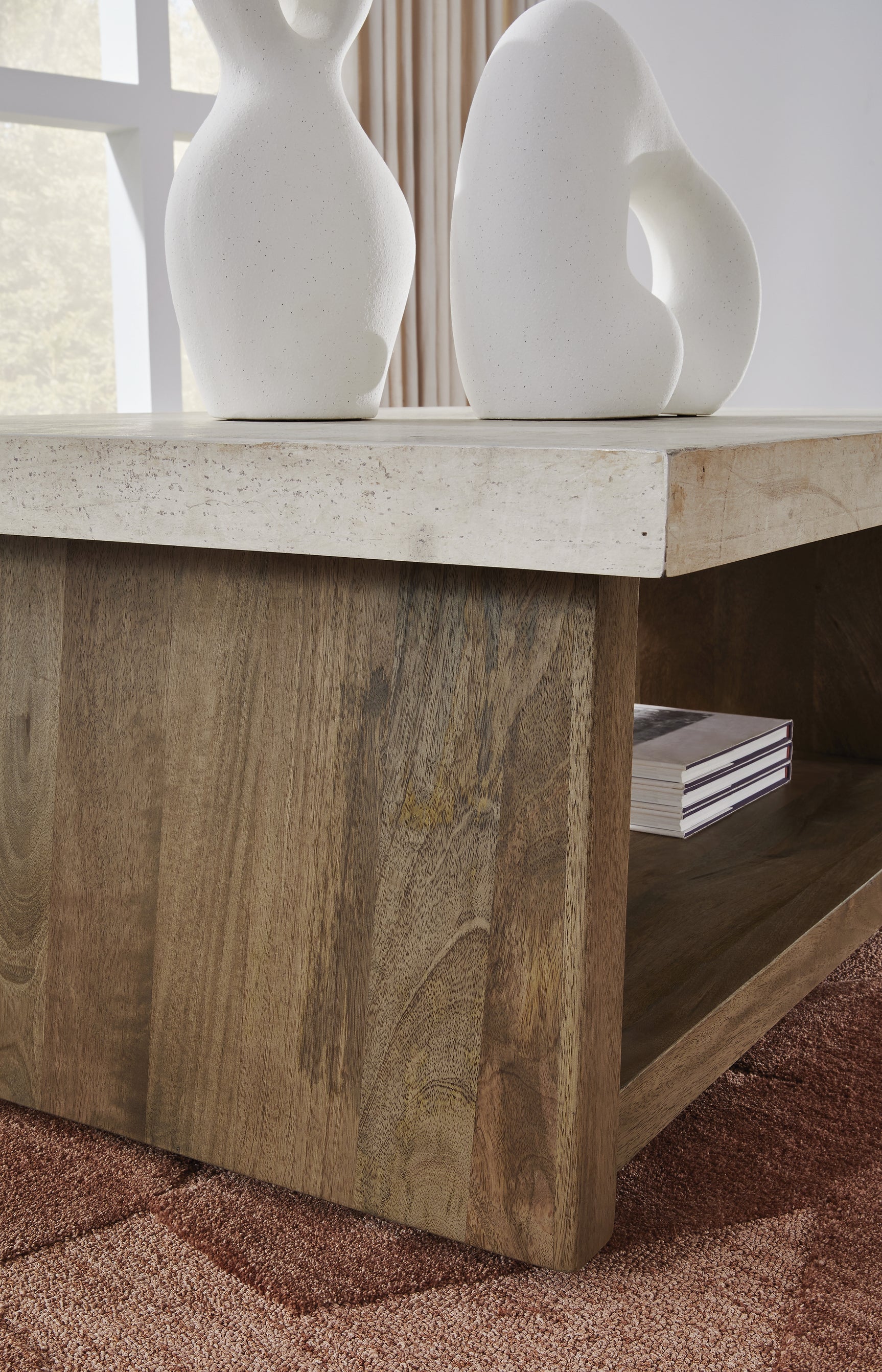 Brendalhouse Light Brown Coffee Table - Ornate Home