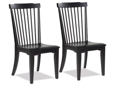Brenkerton Black Dining Chair (Set of 2) (Online Special Price) - Ornate Home