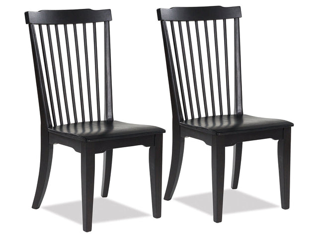 Brenkerton Black Dining Chair (Set of 2) (Online Special Price) - Ornate Home