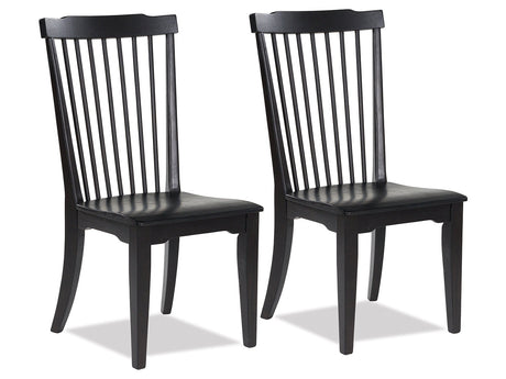 Brenkerton Black Dining Chair (Set of 2) - Ornate Home