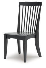 Brenkerton Grayish Brown/Black Dining Table and 4 Chairs - Ornate Home