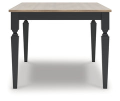Brenkerton Grayish Brown/Black Dining Table and 4 Chairs - Ornate Home
