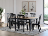 Brenkerton Grayish Brown/Black Dining Table and 6 Chairs (Online Special Price) - Ornate Home