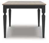Brenkerton Grayish Brown/Black Dining Table and 6 Chairs (Online Special Price) - Ornate Home