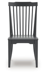 Brenkerton Grayish Brown/Black Dining Table and 6 Chairs - Ornate Home