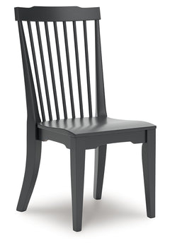 Brenkerton Grayish Brown/Black Dining Table and 6 Chairs - Ornate Home