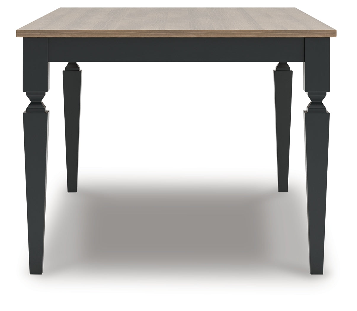 Brenkerton Grayish Brown/Black Rectangular Dining Room Table (Online Special Price) - Ornate Home