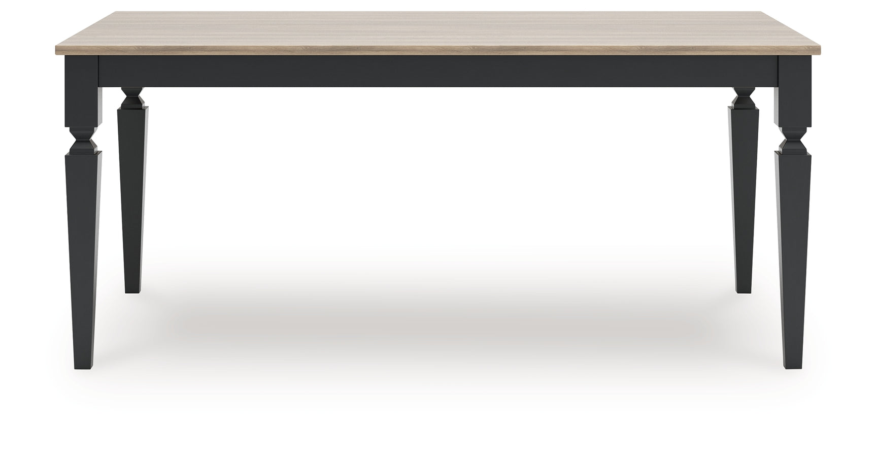 Brenkerton Grayish Brown/Black Rectangular Dining Room Table - Ornate Home